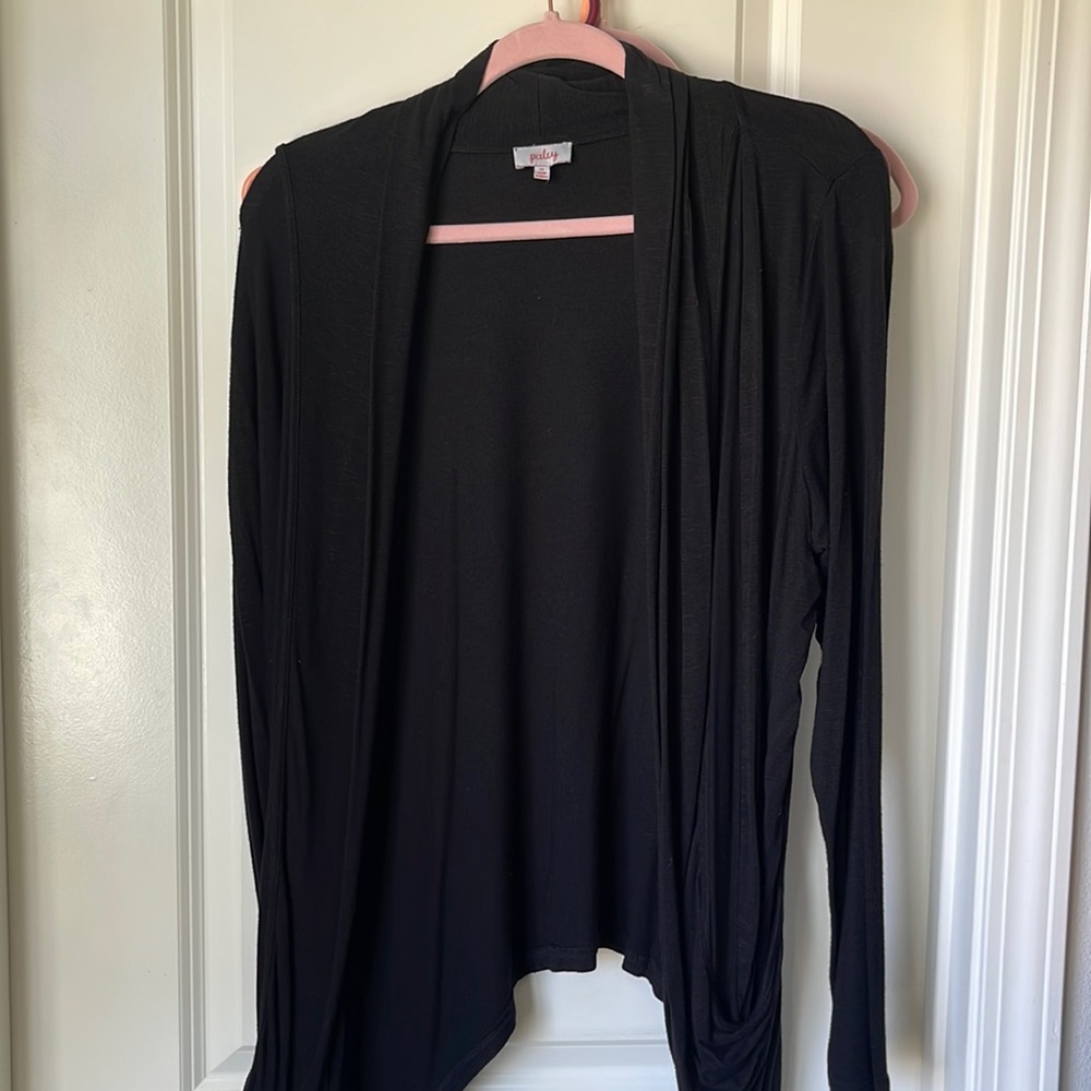 Black kimono with pockets